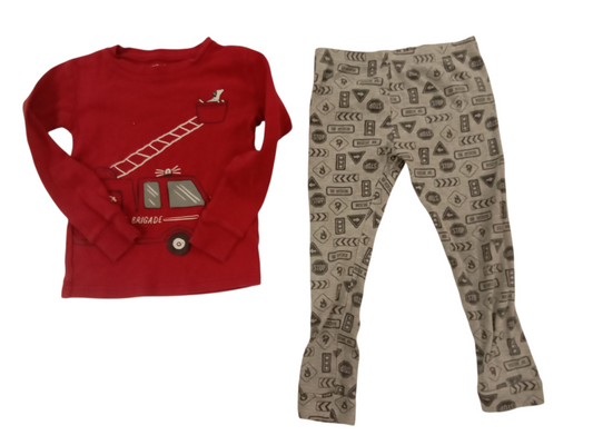 2pc Pajama's - Fire Trucks