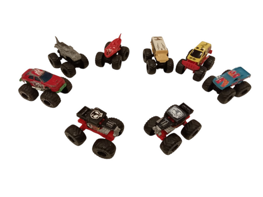 8 piece monster trucks