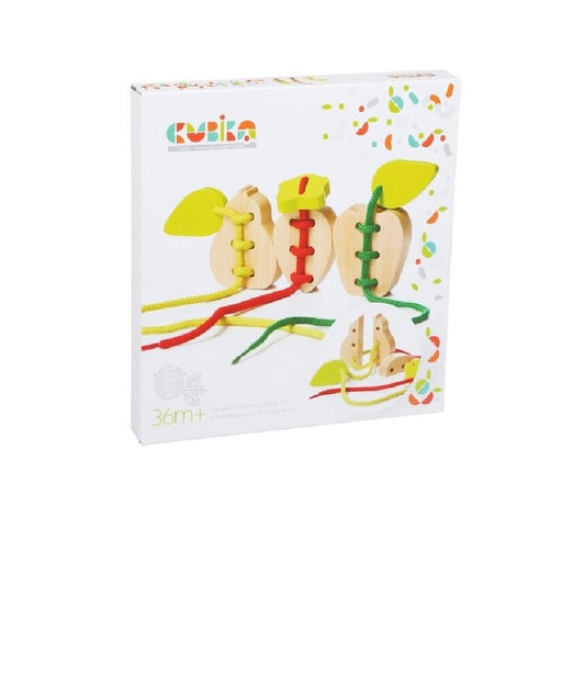 Wooden Lacing Toy Set Fruits