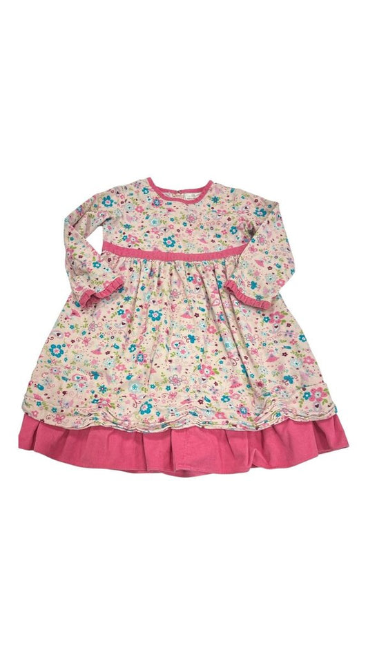 Long Sleeve Corduroy Dress