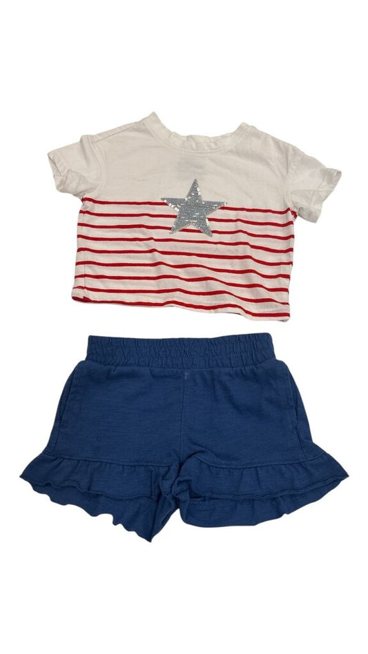 2pc Fourth of July outfit