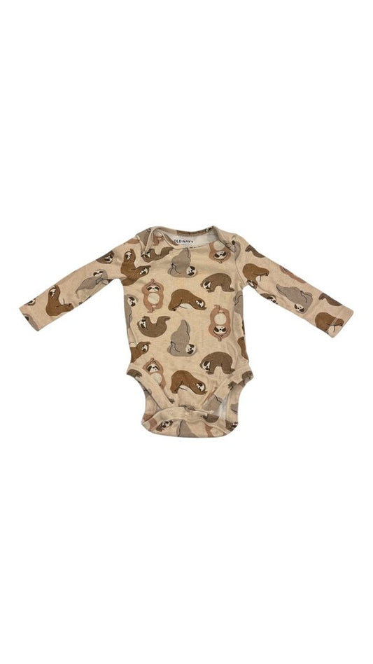 Long Sleeve onesie - Sloths