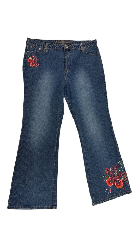 Butterfly Gem Jeans