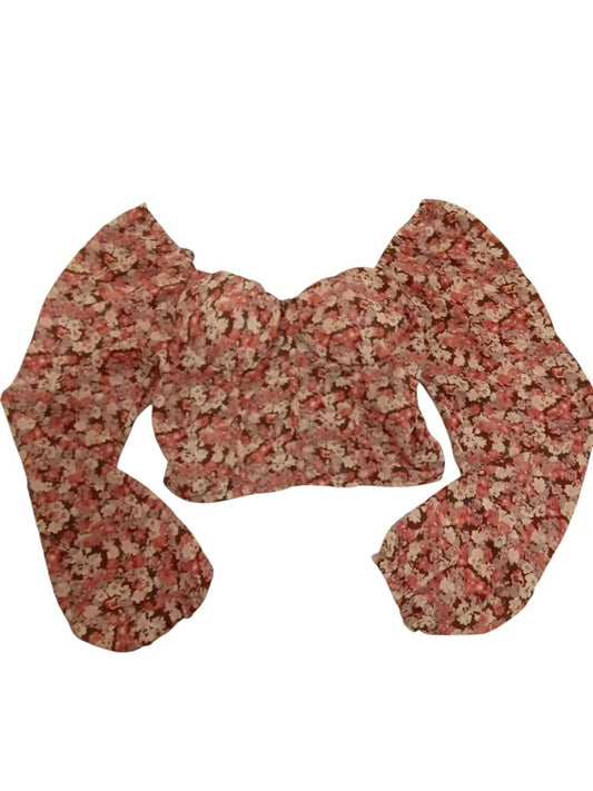 long sleeve crop top