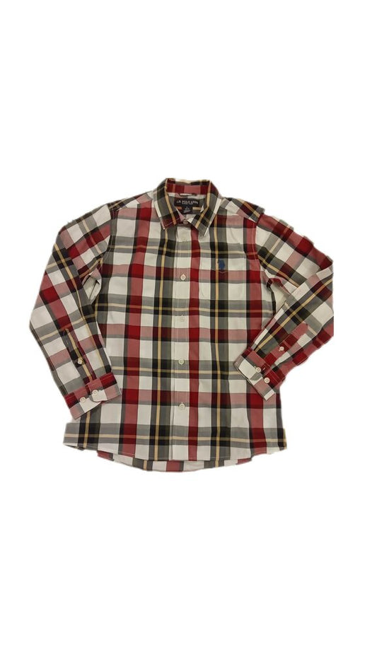 Button-up Long Sleeve Plaid