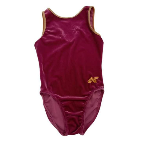 Gymnastic Leotard Velvet 1pc Tank