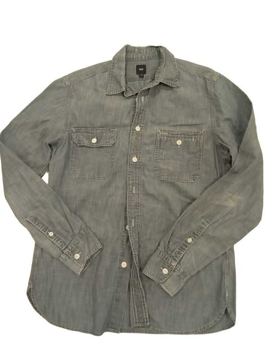 Long Sleeve: Denim Button Up