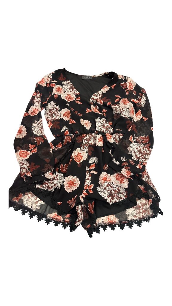 Long Sleeve Sheer - Floral