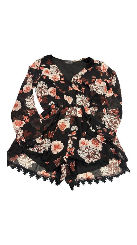 Long Sleeve Sheer - Floral