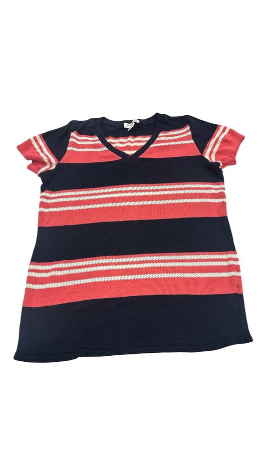Knitted Shirt - Blue/Pink