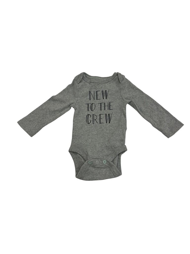 Long Sleeve Onesie - New to the Crew