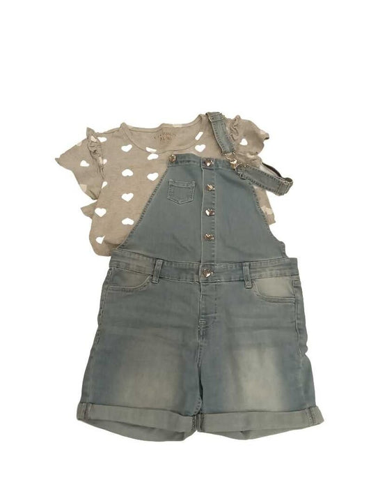 2pc Shirt/Shorts - Hearts