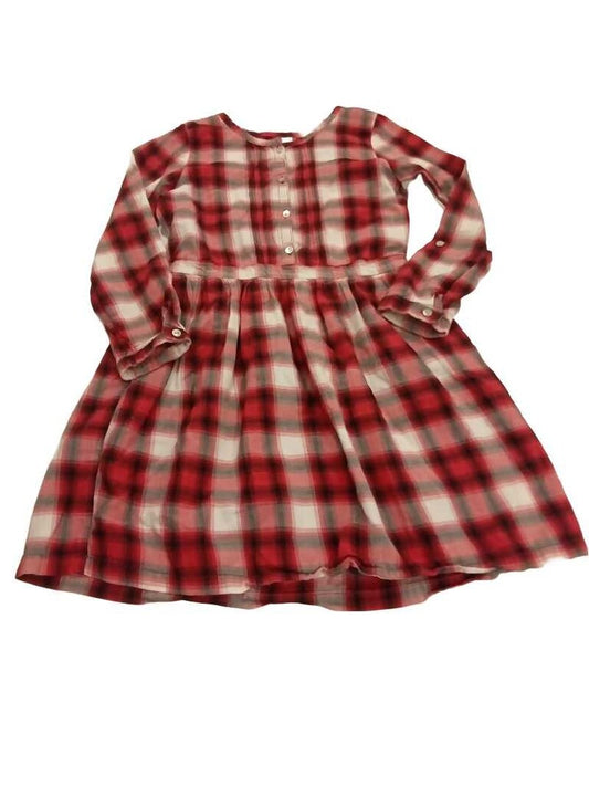 Long Sleeves - Plaid Dress