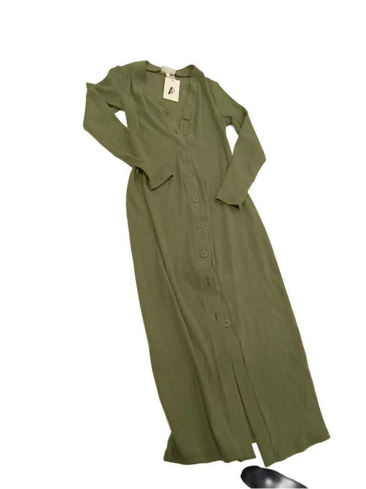 Long Sleeve Button Dress