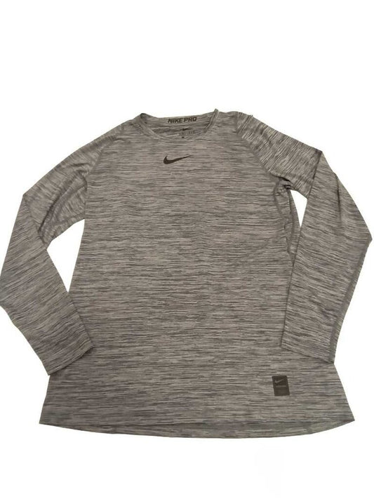 Long Sleeve Athletic Shirt with Swoosh