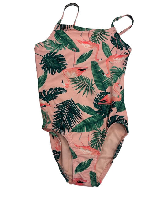 Flamingo one piece swim suit