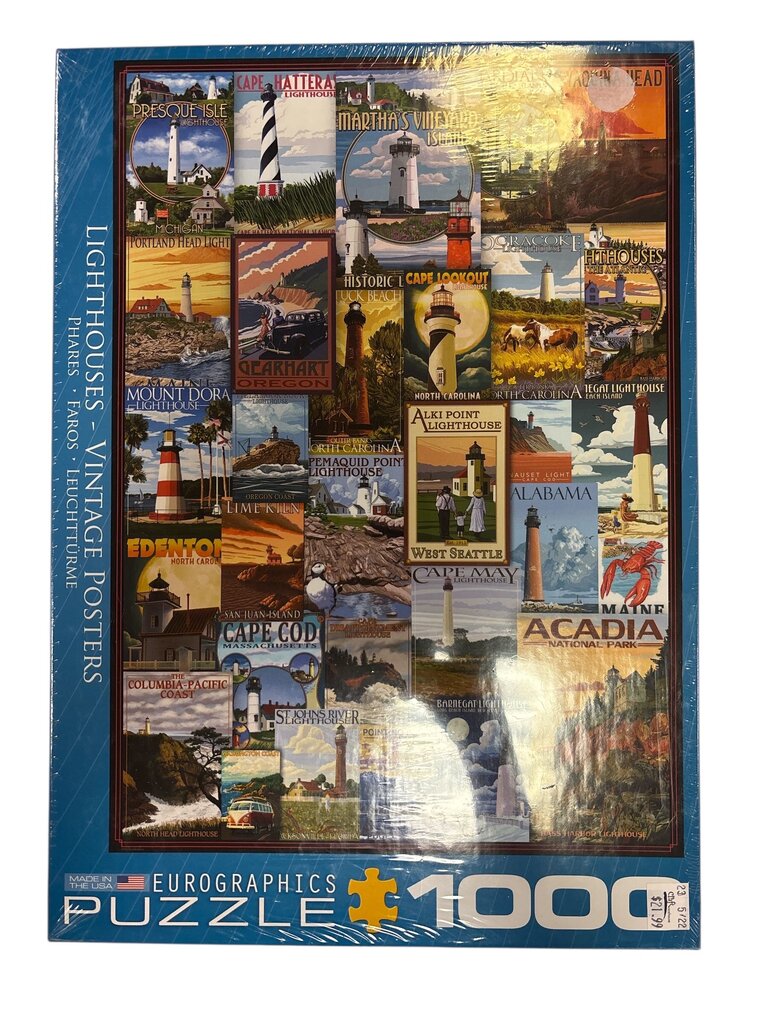 1000 PC Puzzle - Light Houses