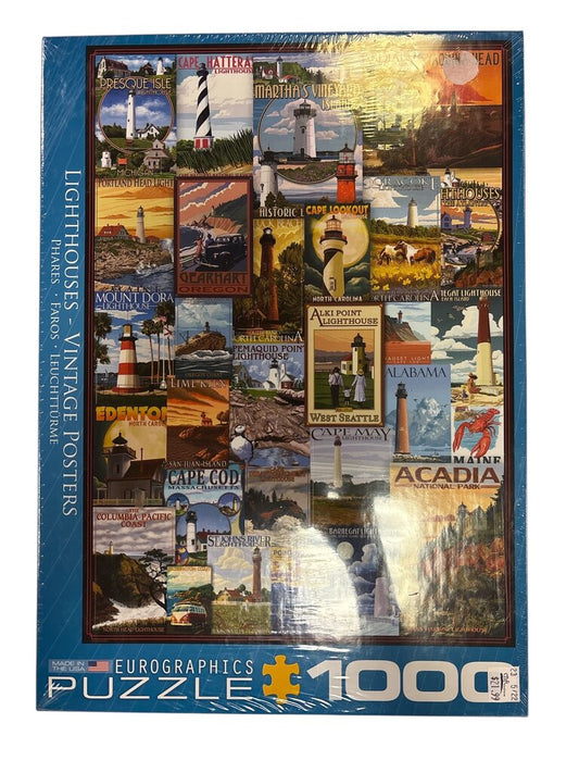 1000 PC Puzzle - Light Houses
