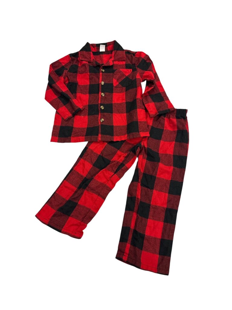 2pc Plaid Pajamas