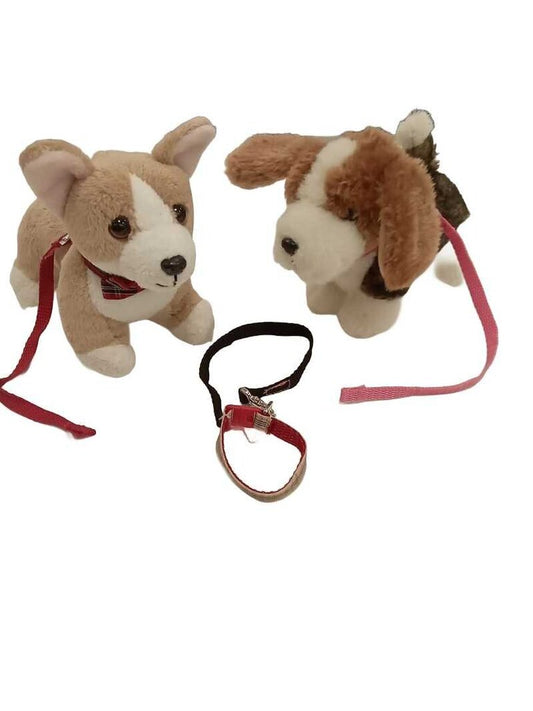 2pc dogs + extra leash