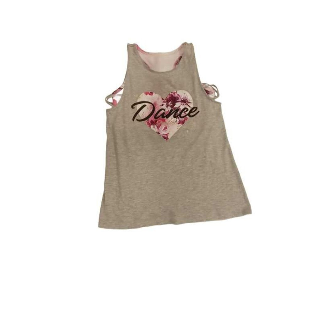 Tank Sports Bra: Dance Justice Flower Heart
