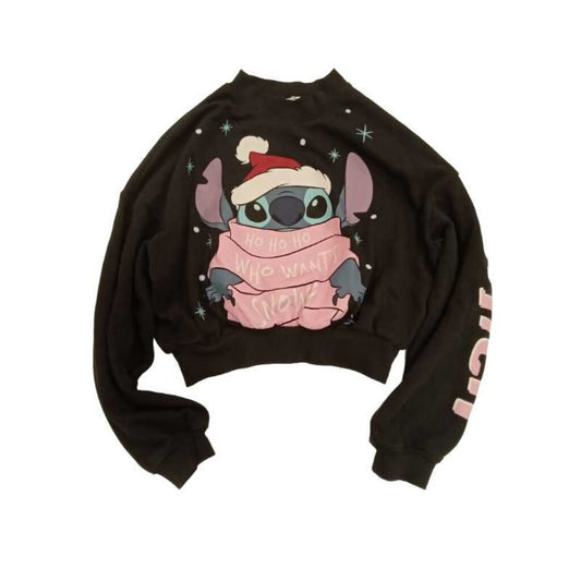 Long Sleeve Sweatshirt: Christmas Stitch
