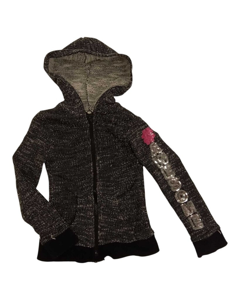 Sweater: Zip/Hood Awesome Sequins