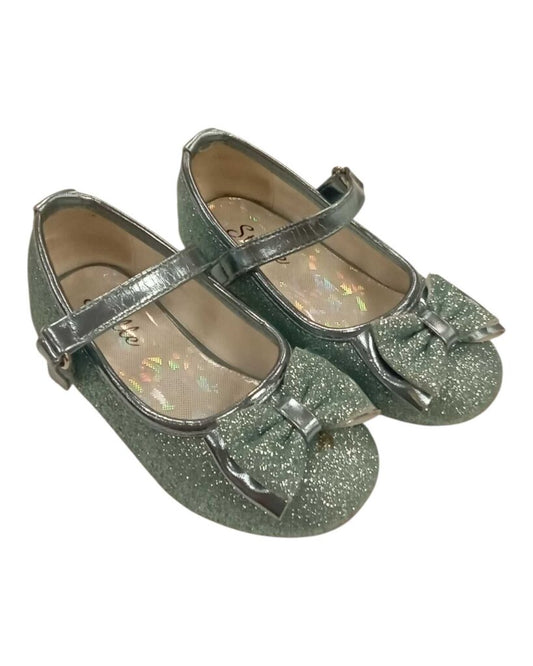 Shoes: Mary Jane Glitter Low Heel