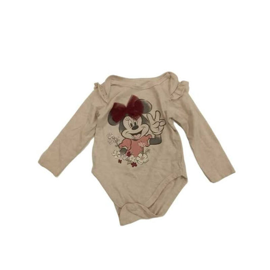 Long Sleeve Onesie - Minnie