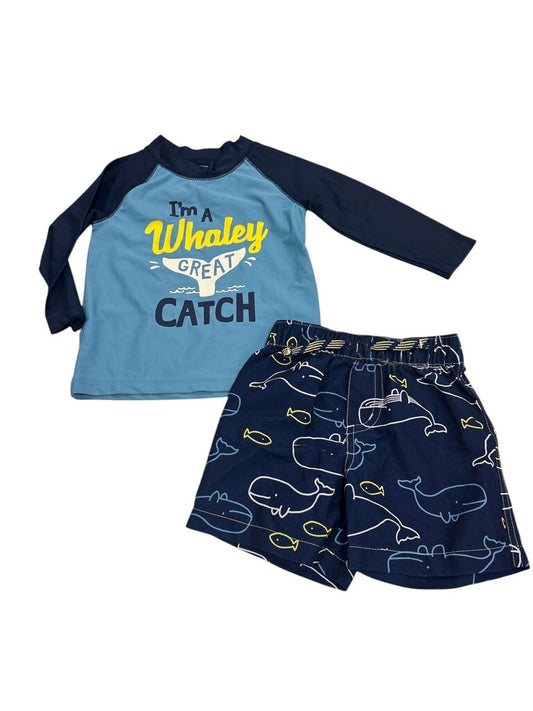 2pc Swim Shorts/Shirt