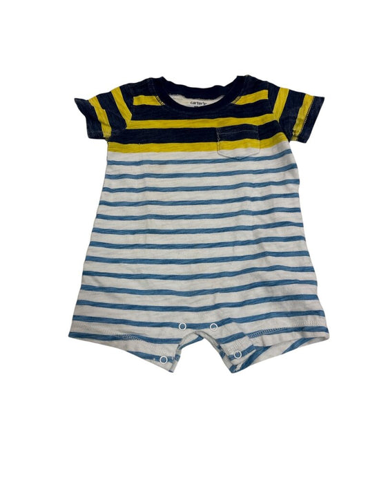 Romper - Terry Cloth Stripes