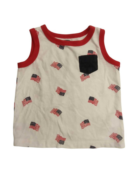 Tank: USA Flags/Pocket