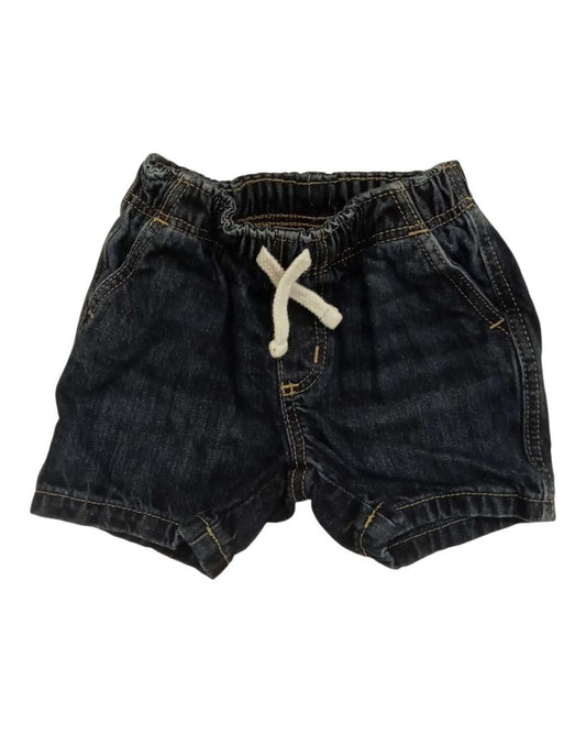 Shorts: Denim Tie Front