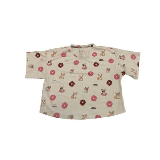 Shirt: Crop Top Dogs and Donuts