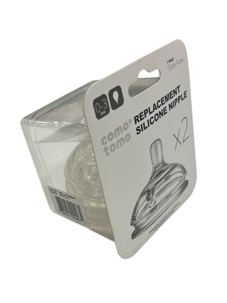 Silicone nipples - Slow Flow - 2pk