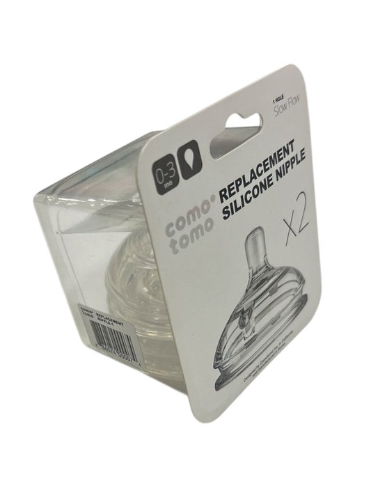 Silicone nipples - Slow Flow - 2pk