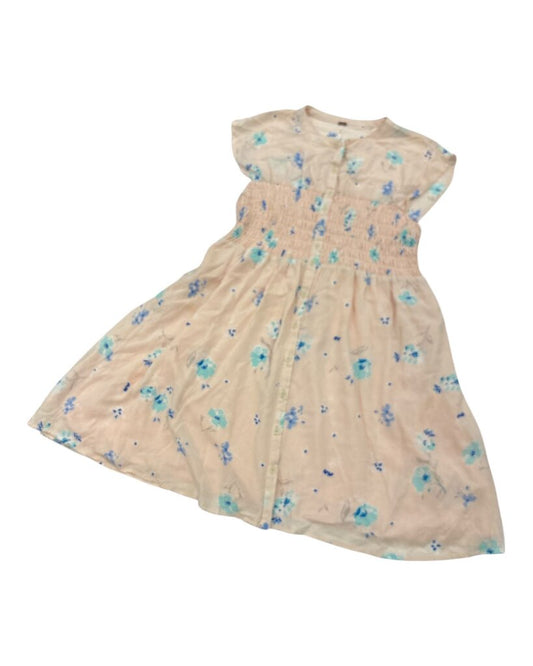 Long Dress - Blue Flowers