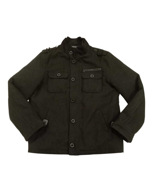 Wool Jacket Zip Button