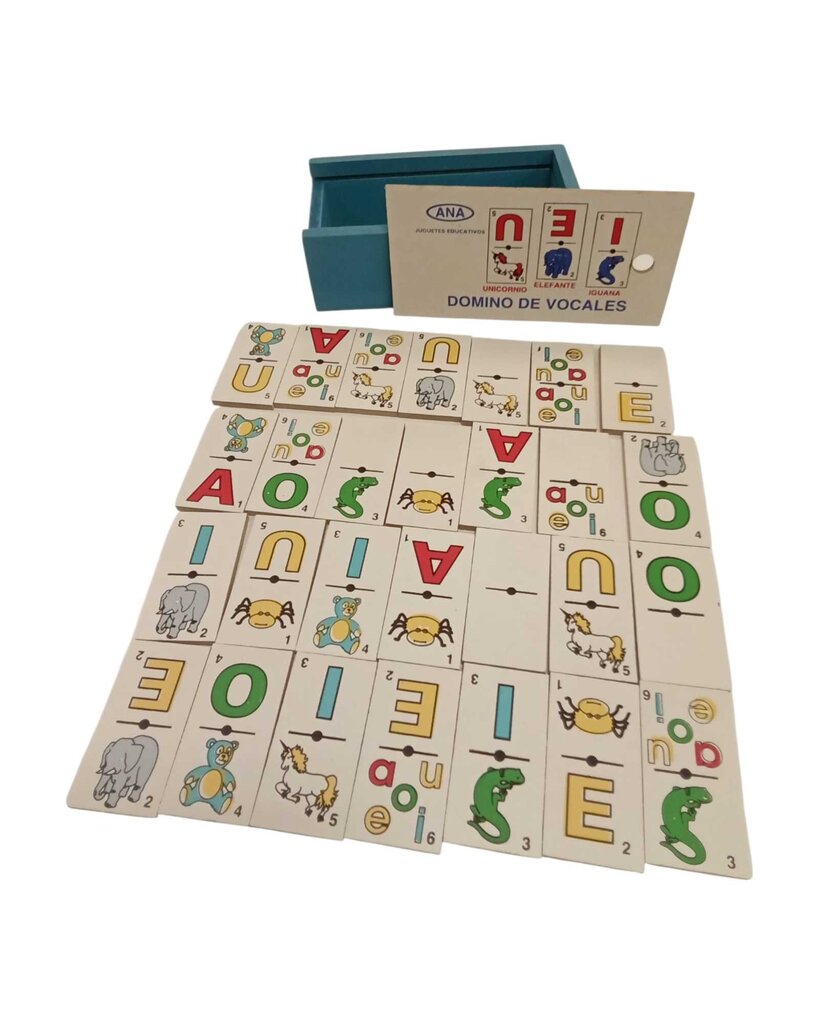 Domino Animal Alphabet: Spanish