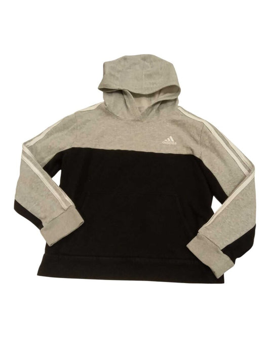 Hoodie: White Stripes front pocket