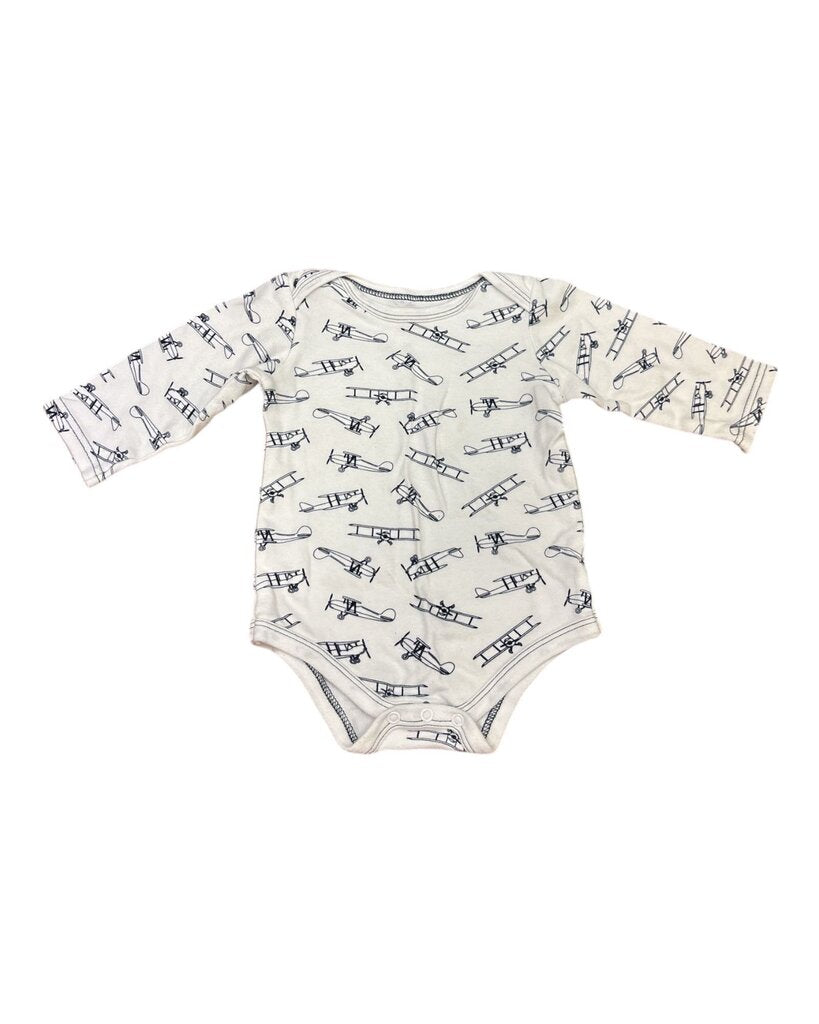 Long Sleeve Onesie - Planes
