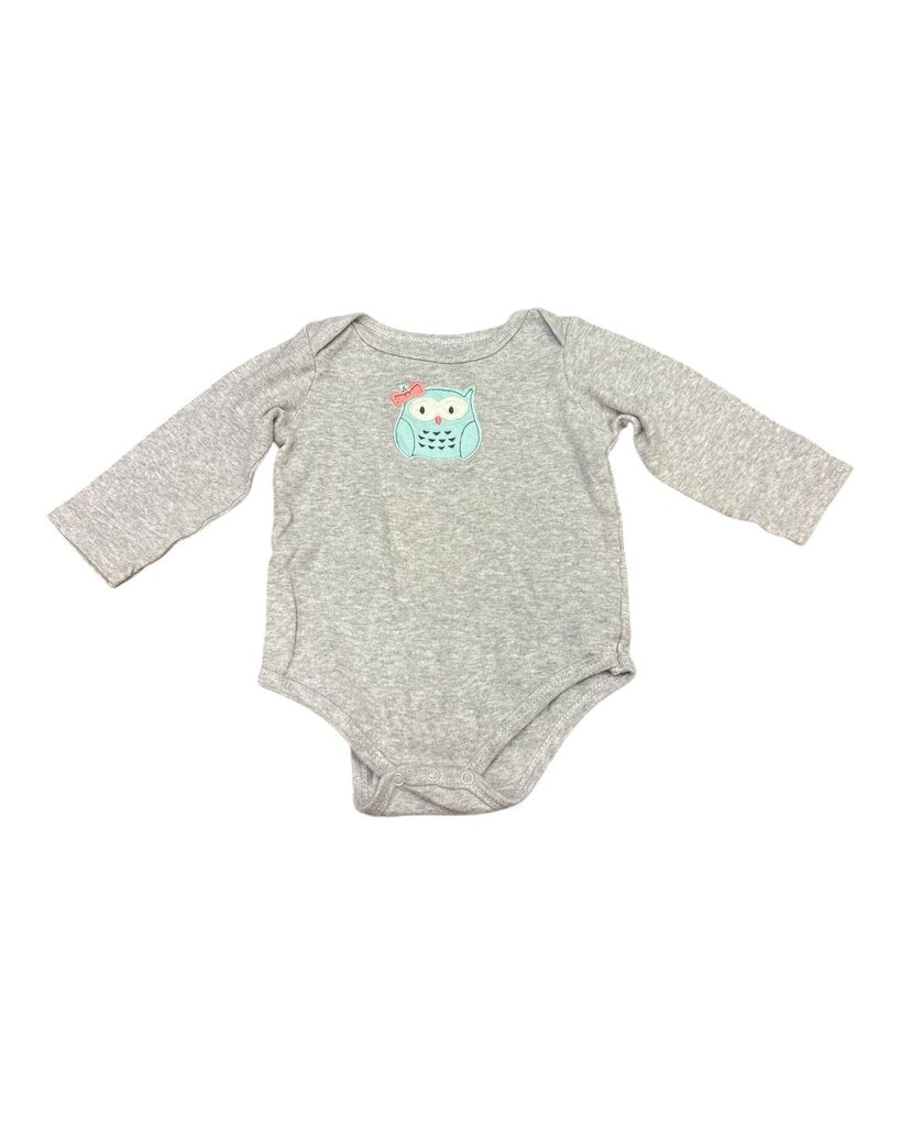 Long Sleeve Onesie - Owl
