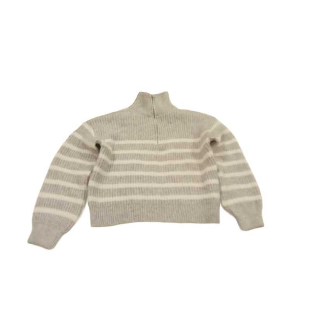 Sweater: 1/2 zip Stripes
