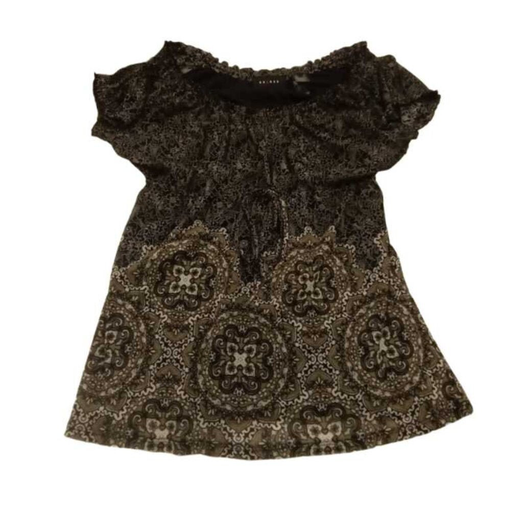 Shirt: Dressy Elastic Collar/Arms