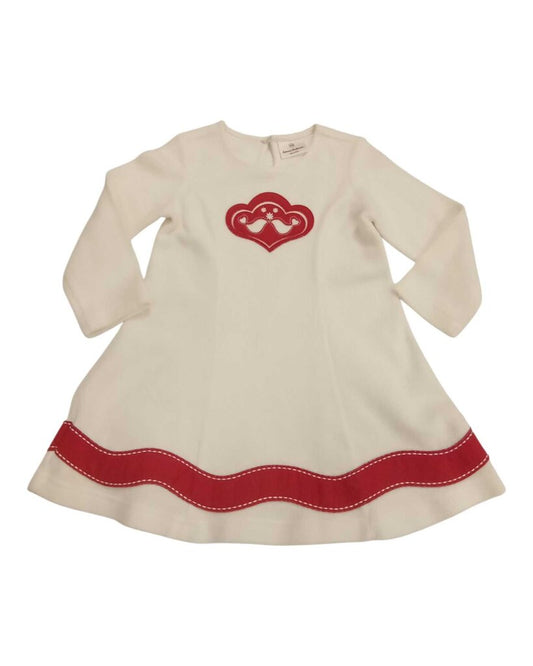 Long Sleeve Dress: Winter Hearts