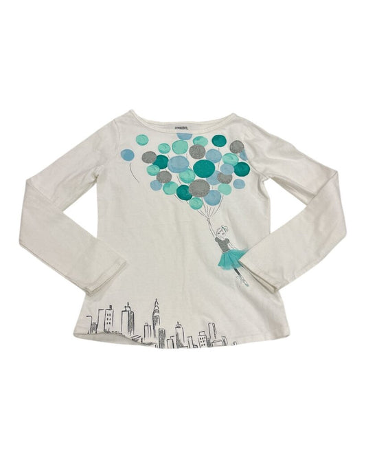 Long Sleeve Shirt: Girl with Balloons