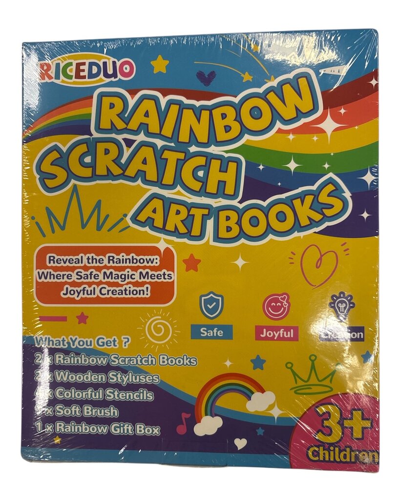 Rainbow Scratch Art Book