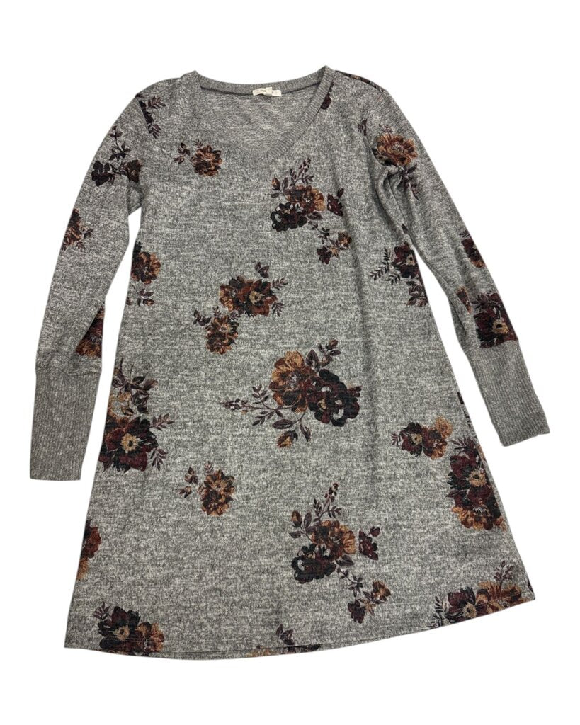 Long Sleeve Dress - Roses