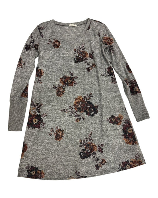 Long Sleeve Dress - Roses