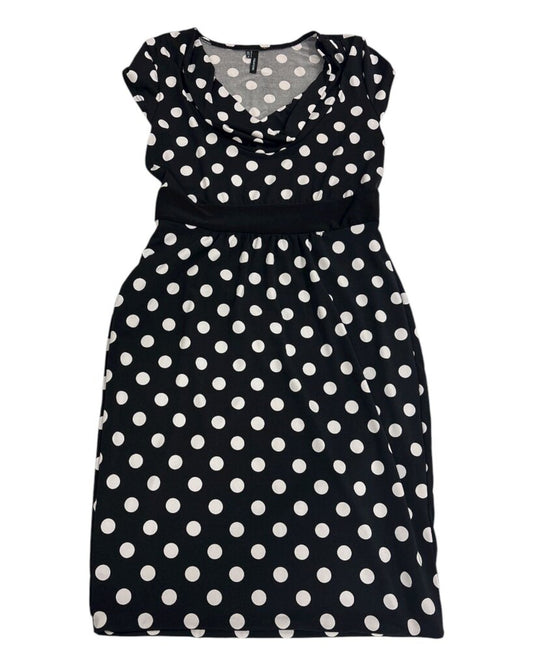 Short Sleeve Dress - Polka dots